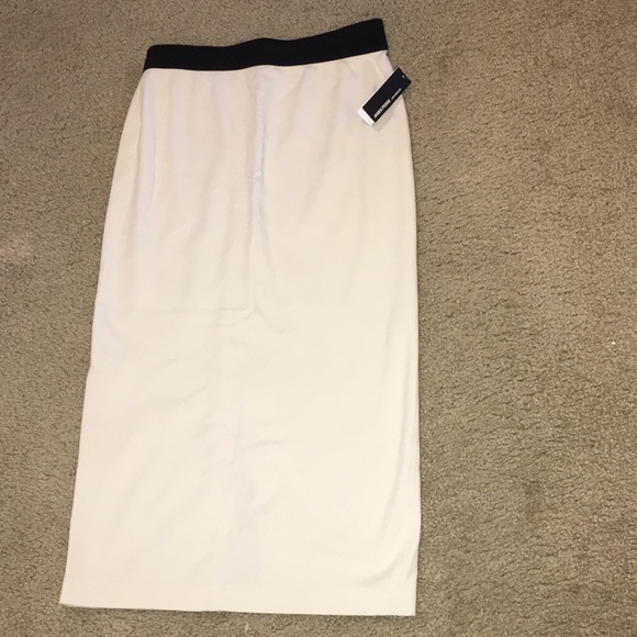 NWT James Perse Elastic Pull-On Midi Skirt Sz 0 - Picture 9 of 13